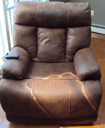 Oversized Comfy Leather Recliner