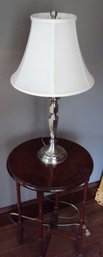 Polished Nickel Table Lamp