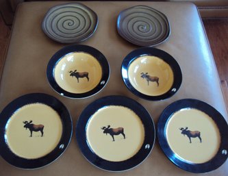 Mooseware Plates And Bowls
