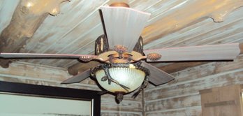 Cabin Decor Rustic Look Ceiling Fan #1