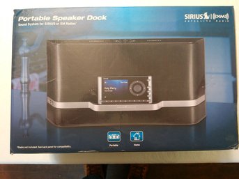 Are You Sirius About Your Music....Portable Speaker Dock