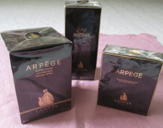 Arpege Three Box Set Parfume Collection