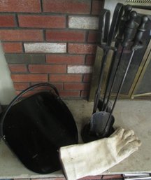 Come On Baby Light My Fire... Fireplace Tool Lot