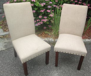 Pair Of Matched Fabric Chairs