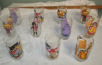 Vintage Happy Meal Collectors Glasses