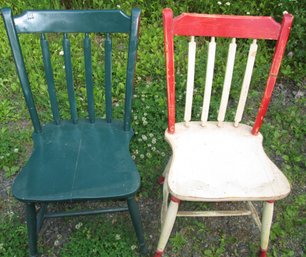 A Matched Yet Unmatched Set Of  Chairs