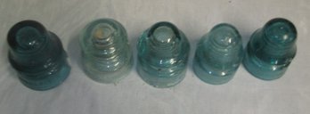 Vintage Electric Pole Glass Insolators