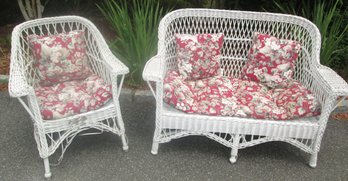 Matched Wicker Set