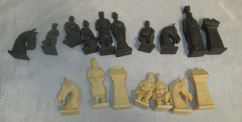 Chinese Warriors Chess Figurines