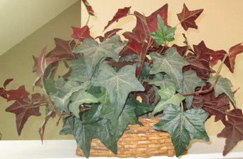 Faux Ivy Planter