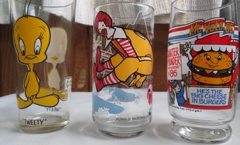 Want Fries With That?  Fast Food Collectible Glasses