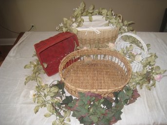 Baskets And Garland