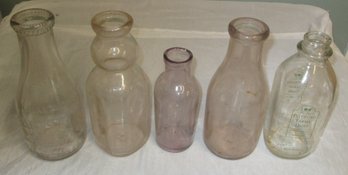 Got Milk?  Assorted Milk Bottles