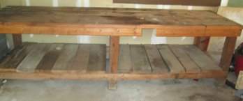 The Very Large & Solid Wood Work Bench
