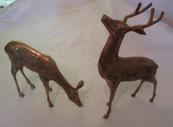 Oh Deer Aren't These Cute! Solid Brass Deer Figurines
