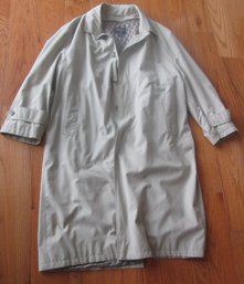 Brooks Trench Coat With Zip Out Liner Size 42 S