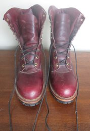 Heavy Duty Chippewaw Leather High Top Work Boots