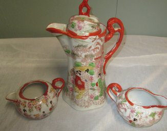 Asian Style Tea Pot Set