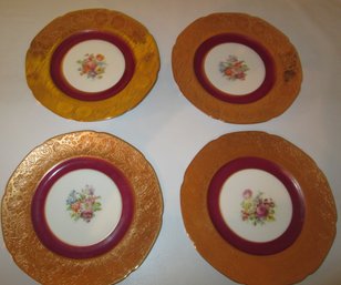 Limoge Set Of 4 Dinner Plates
