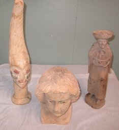 Assorted Wooden Sculptures