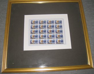 Framed Long Fellow Collector Stamps