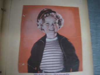 Vintage Scrapbook Featuring Shirley Temple