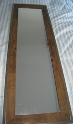 Wood And Metal Frame Dressing Mirror