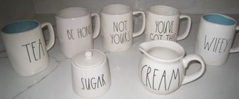 Rae Dunn Conversation Mugs