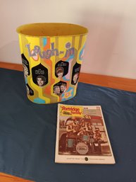 Laugh In Waste Basket And Partridge Family Booklet