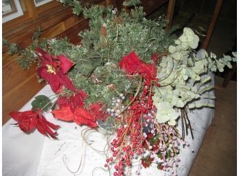 Bin Of Evergreen And Holly