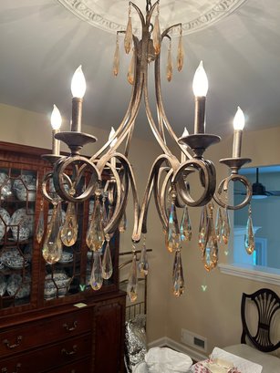 Murrey Feiss Contemporary Crystal Chandelier