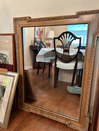 Gorgeous Wall Mirror In Carved Wood Frame