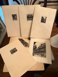 Sepia Lithographs By Morris Henry Hobbs From New Orleabs