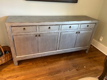 Beautiful Metallic Silver  Sideboard