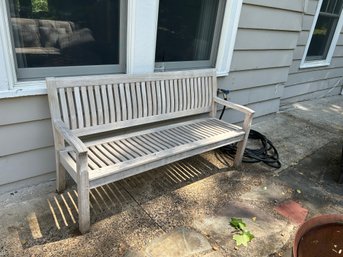 Teak Outdoor Bench