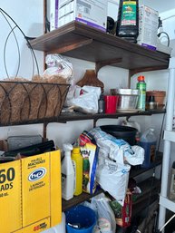 Lot Of Misc. Garage Shelf Items