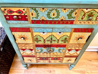 Pier I Multicolored Boho Chic Cabinet