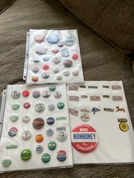 VVarious Vintage Political Pins