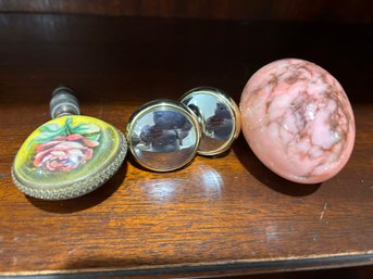 Marble Decorative Egg,  Drawer Knobs, Lamp Finial