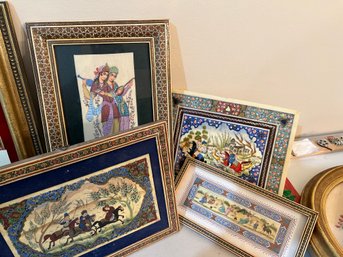 Persian Paintings Original Handpainted Khatam