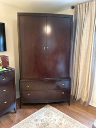 Thomasville Mahogany TV Cabinet Armoire