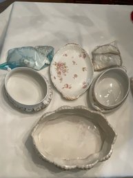 Lot Ceramic And China Dishes. Warwick, Jersey China Co. Homer Laughlin