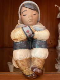 Lladro Eskimo Figurine