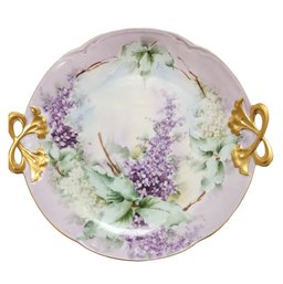 RS Antique Hand Painted Lilac Limoges Serving Dish  - Locust Valley Pick Up