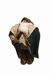 SB Woodland Fur And Fleece Hooded Santa Christmas Figure Standing Over 3' - LOCUST VALLEY PICK UP