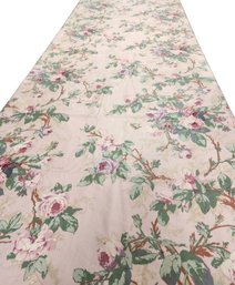 Cyrus Clark Rose Chintz Fabric, Three Panels - LOCUST VALLEY PICK UP