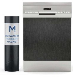 Dishwasher Magnet Cover Brushed Black Facelift $48 MSRP Brand New In Canister