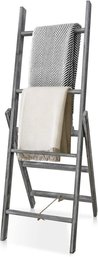 Rustic Lightweight 2 In 1 Wooden Ladder - Rustic Gray Finish - New In The Box