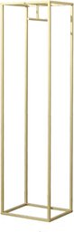 Matte Gold Garment Clothing Display Or Drying Rack Gold MSRP $139 Brand New In The Box