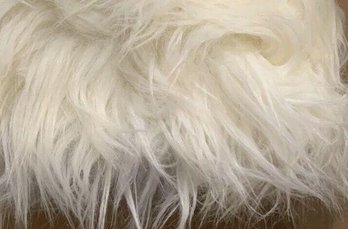 Gorilla Grip Fluffy Fur Shag Rug Ivory 5 X 8 Ft Brand New In Packaging